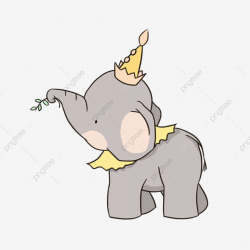 Free Button Cartoon Baby Elephant Elephant Nose Elephant Leg ...
