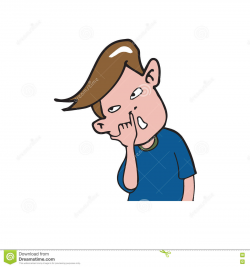 Picking Your Nose Clipart