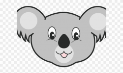 Koala Clipart Nose - Koala Head Clip Art - Png Download ...