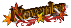 November Clipart PNG Transparent - AZPng