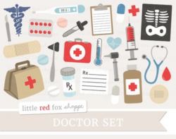 Medical & Doctor Clipart; Medicine, Doctor, Nurse, First Aid