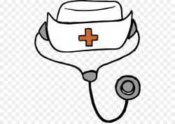 Nurses Cap Line Art png download - 546*634 - Free Transparent Nurses ...