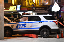 Multiple injured after NYPD car crashes into storefront