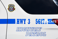 New York Police Department (NYPD) Highway Patrol signing/l ...