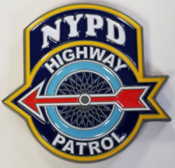 Details about NYPD NYC Police Highway Patrol Collision Technician Group  Challenge Coin