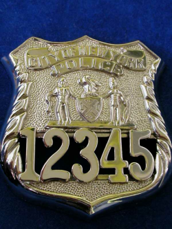 NYPD badges