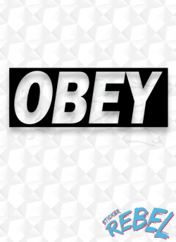 obey logo stickers