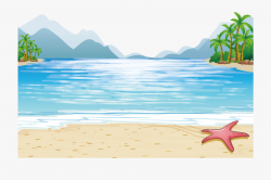 Mountains Illustration Vector Sea Child Beach Clipart ...