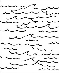 Ocean Clipart Black And White | Wallpapers in Aja