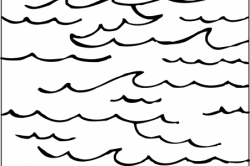 Ocean Clipart Black And White | Free download best Ocean ...