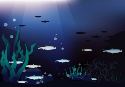Deep Sea Sardines Vector Background - Download Free Vectors ...