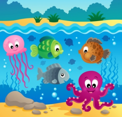 Ocean clip art free for kids clipart images - ClipartAndScrap