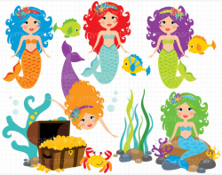 Free Mermaids Cliparts, Download Free Clip Art, Free Clip ...