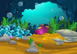 Aquarium clipart underwater sea, Aquarium underwater sea ...