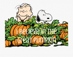 Halloween Snoopy Linus Greatpumpkin Clipart , Png Download ...