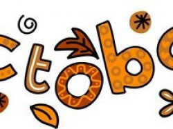 Download for free 10 PNG October clipart word top images at ...