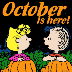 October is Here! | Snoopy & The Peanuts Gang | Snoopy, Peanuts ...