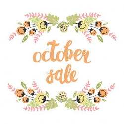 October Sale Vector Lettering premium clipart - ClipartLogo.com