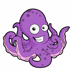 Cartoon octopus clipart kid in 2019 | Cartoon, Clip art ...