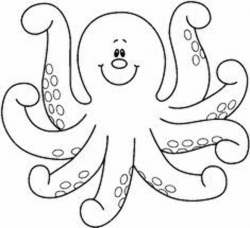 Free Octopus Clipart Black And White, Download Free Clip Art ...