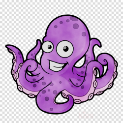 Octopus Cartoon clipart - Octopus, Purple, Cartoon ...