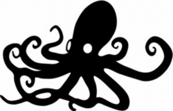 Octopus Silhouette | Octopus Clip Art Images Octopus Stock ...