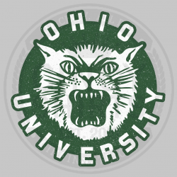 Ohio University Vintage Bobcat Logo