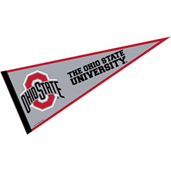 College Flags and Banners Co. Ohio State Pennant Full Size Felt