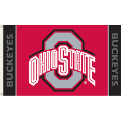 Ohio State Buckeyes 3ft x 5ft Team Flag - Logo Design 2