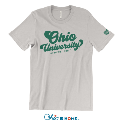 Ohio University Retro Script T-shirt - Tan