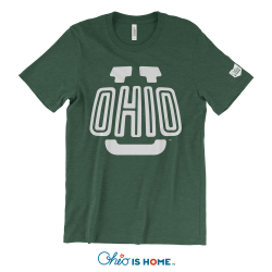 Retro Ohio U T-shirt - Forest Green