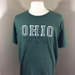 Details about Ohio University OU 2xl T-shirt Cool School Logo Football 