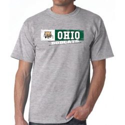 J2 Sport Ohio University Bobcats NCAA Sticker T-Shirt