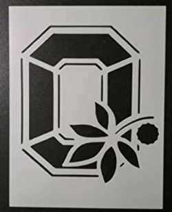 Amazon.com : Ohio State Buckeyes Block O Stencil - 11\