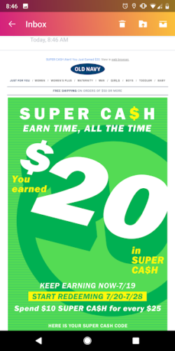 H-O-T--GLITCH deal at Old Navy- Tank Tops for $2 each + $20 ...