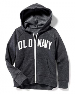 Amazon.com: Old Navy Soft Logo-Graphic Zip Hoodie for Girls ...