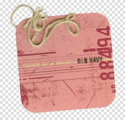 Scans, pink Old Navy tag transparent background PNG clipart ...