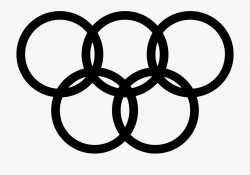 Medal Clipart Olympics Ring - Olympic Logo Black And White ...