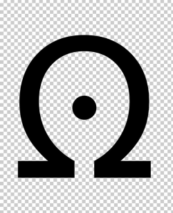 Omega Symbol Logo PNG, Clipart, Area, Black And White, Brand ...