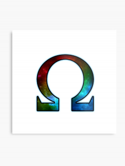 Omega Symbol | Metal Print
