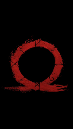 God of war, omega, logo, video game, minimal, 720x1280 ...