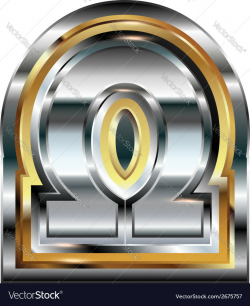 Fancy omega symbol