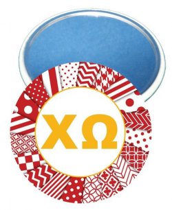 Chi Omega Logo Letters Mirror