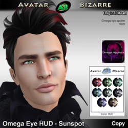 Second Life Marketplace - AB Eyes Sunspot - Omega Appliers ...