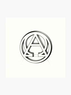 Alpha and Omega Symbol. From beginning to end | Art Print