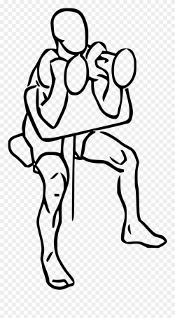 Open - Cross Body Hammer Curl Clipart (#700726) - PinClipart