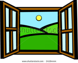 open window - stock vector | Clipart Panda - Free Clipart Images