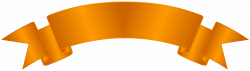 Orange Banner Clip Art PNG Image | Gallery Yopriceville - High ...