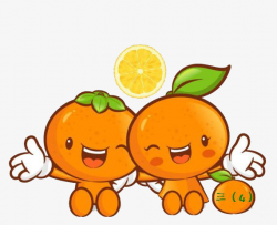 A Happy Orange Cartoon Child, Orange Clipart, Cartoon Clipart ...