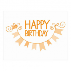 11 Happy Birthday Clipart orange Free Clip Art stock illustrations ...